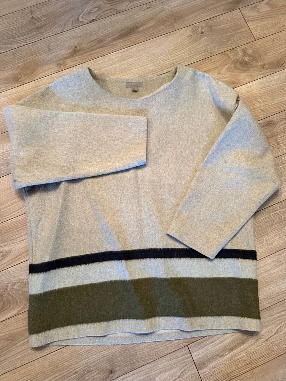 Light Gray Wool Crewneck